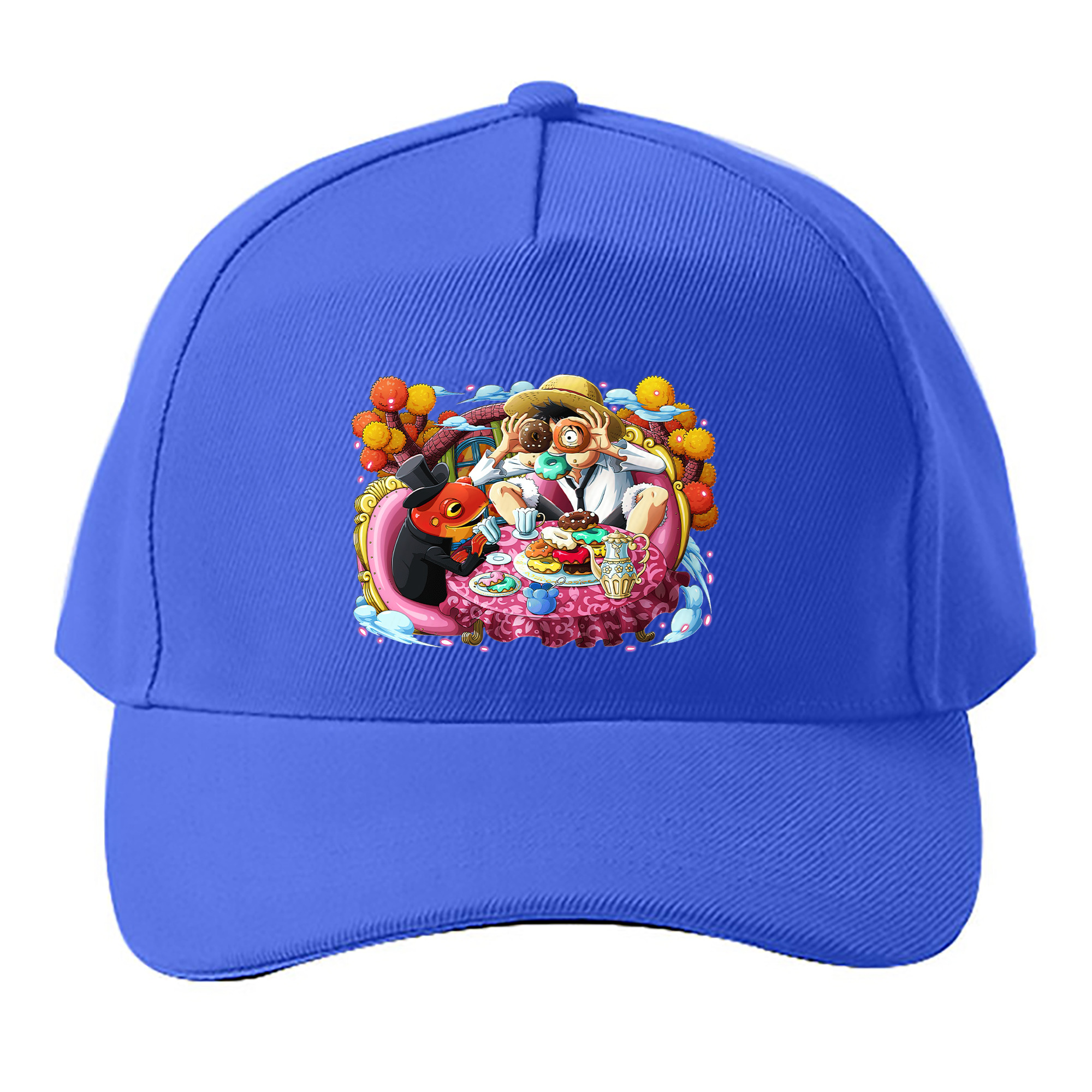（画像用） ワンピース モンキー・D・ルフィ ONE PIECE Monkey D. Luffy ベースボールキャップ 綿100％ 男女兼用 帽子 スポーツ